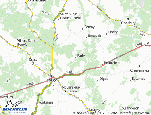 Mappa MICHELIN Parly - ViaMichelin