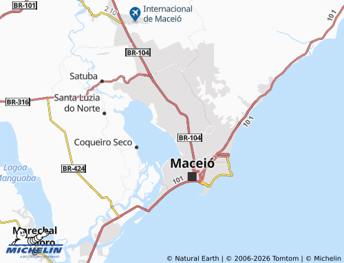 Mapa MICHELIN Chã de Bebedouro - ViaMichelin