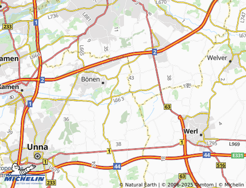 MICHELIN Flierich map - ViaMichelin