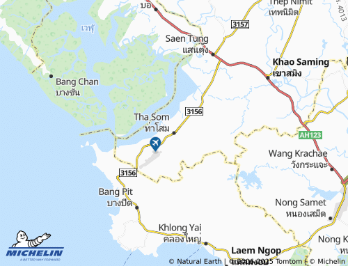 MICHELIN Tha Som map - ViaMichelin