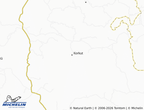 Mappa MICHELIN Korkut - ViaMichelin
