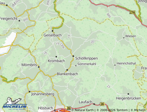Mappa MICHELIN Schöllkrippen - ViaMichelin