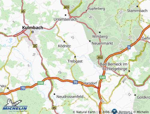 Kaart MICHELIN Trebgast - ViaMichelin