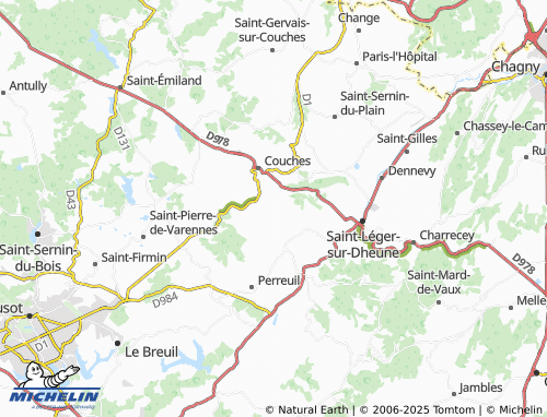 Carte MICHELIN Les Foisons - ViaMichelin