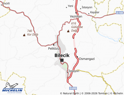 MICHELIN Hürriyet 1. OSB map - ViaMichelin