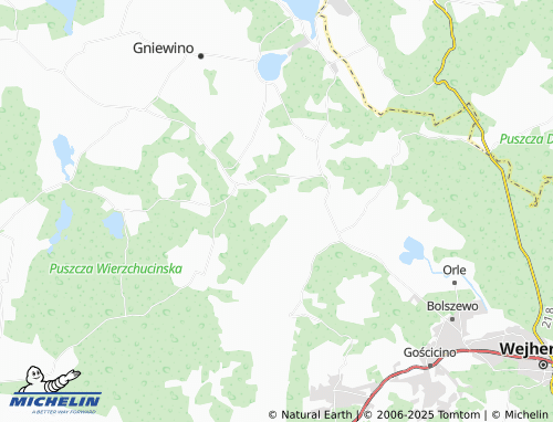 MICHELIN-Landkarte Słuszewo - ViaMichelin