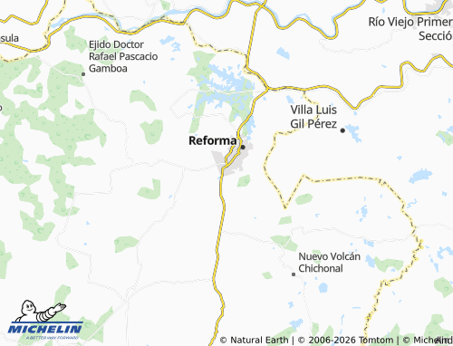 Mappa MICHELIN Óscar Torres Pancardo - ViaMichelin