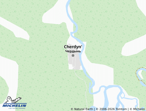 MICHELIN-Landkarte Cherdyn' - ViaMichelin