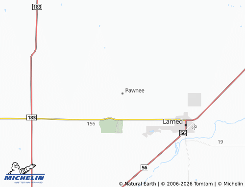 Mappa MICHELIN Pawnee - ViaMichelin