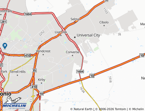 Mapa MICHELIN Converse - ViaMichelin