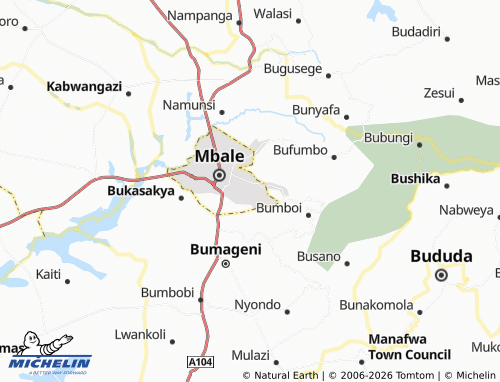 MICHELIN-Landkarte Bunkoko - ViaMichelin