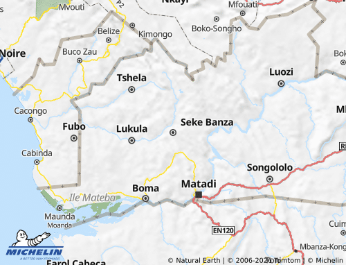 Mappa MICHELIN Seke Banza - ViaMichelin