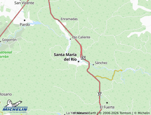 MICHELIN-Landkarte De La Cruz - ViaMichelin