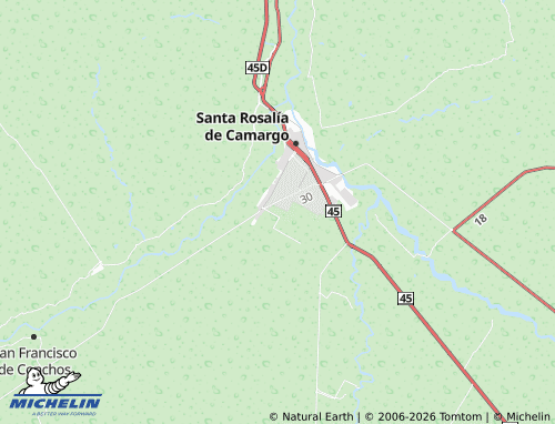 Mappa MICHELIN Abraham González II - ViaMichelin