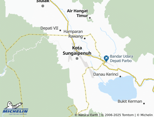 MICHELIN Kota Sungaipenuh map - ViaMichelin