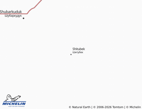 MICHELIN Shitubek map - ViaMichelin