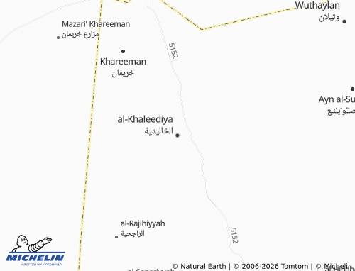 MICHELIN-Landkarte al-Khaleediya - ViaMichelin