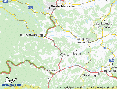 Carte MICHELIN Mitterlimberg - ViaMichelin