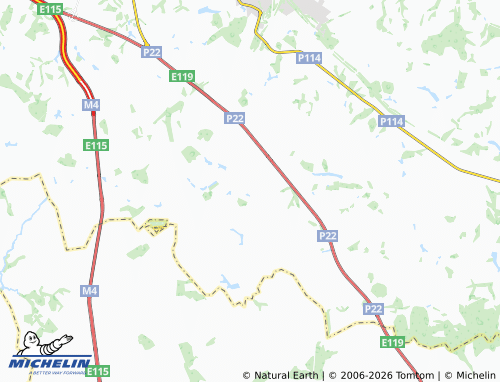 Carte MICHELIN Korytnya - ViaMichelin