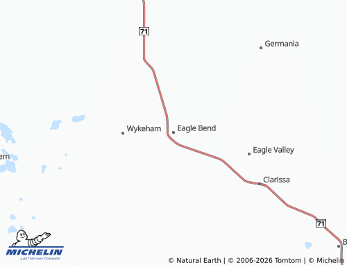 Mappa MICHELIN Eagle Bend - ViaMichelin