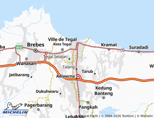 Mapa MICHELIN Pekauman Kulon - ViaMichelin