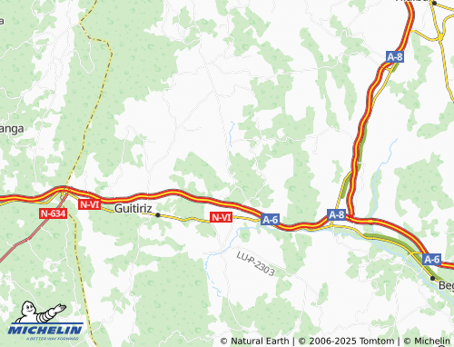 MICHELIN San Salvador de Parga (San Salvador) map - ViaMichelin