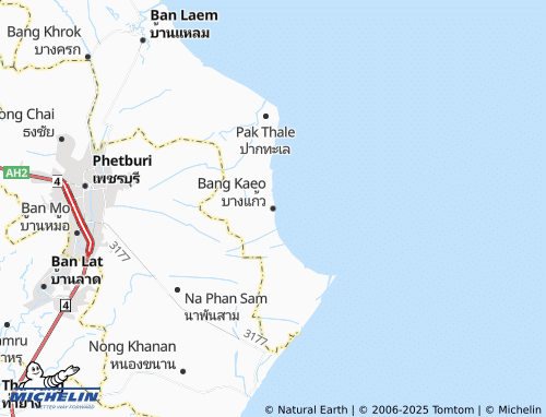 MICHELIN Bang Kaeo map - ViaMichelin