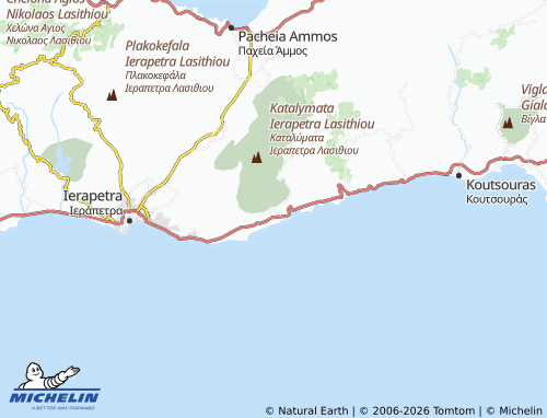 Mapa MICHELIN Koutsounari - ViaMichelin