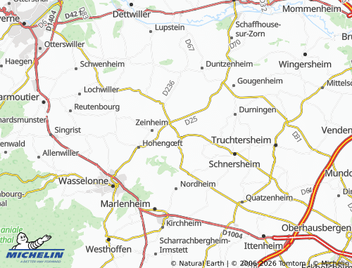 Mapa MICHELIN Willgottheim - ViaMichelin