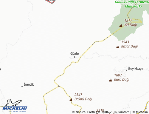 Mappa MICHELIN Güzle - ViaMichelin