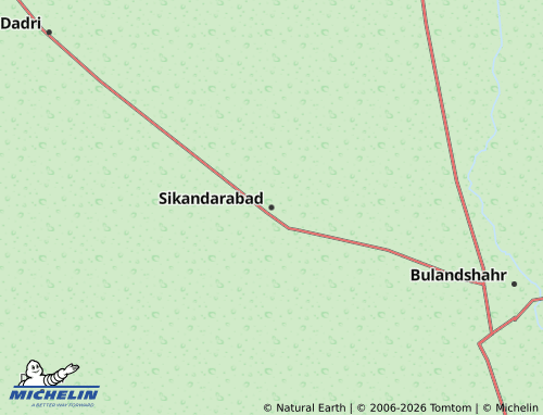 MICHELIN Sikandarabad map - ViaMichelin