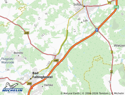 MICHELIN Allerhop map - ViaMichelin