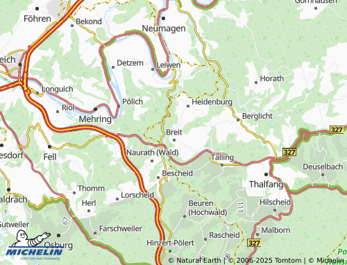 Mapa MICHELIN Büdlich - ViaMichelin
