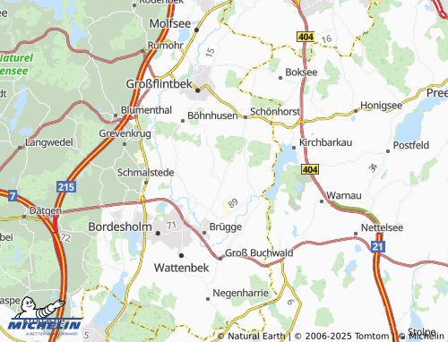 MICHELIN-Landkarte Brüggerholz - ViaMichelin