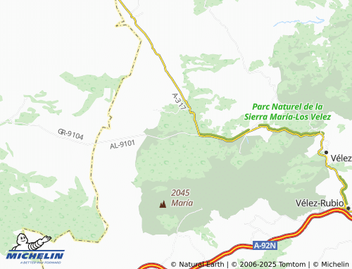MICHELIN La Alfahuara map - ViaMichelin