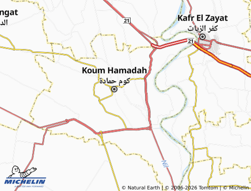 Mapa MICHELIN al-Balakous - ViaMichelin