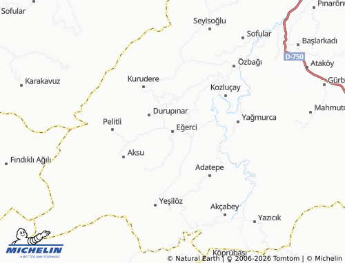 Mappa MICHELIN Eğerci - ViaMichelin