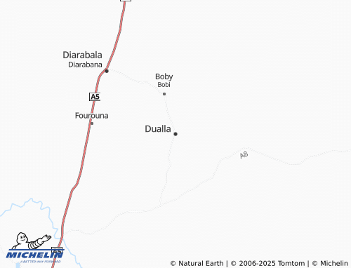 Mappa MICHELIN Dualla - ViaMichelin