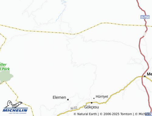 MICHELIN Kayabükü map - ViaMichelin