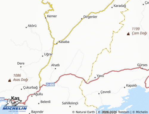 Mappa MICHELIN Çerler - ViaMichelin
