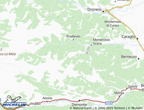 MICHELIN Crosasso map - ViaMichelin