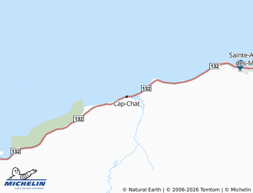 Mapa MICHELIN Cap-Chat - ViaMichelin