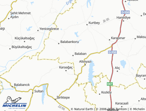 Mappa MICHELIN Balaban - ViaMichelin
