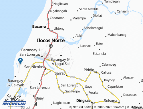 MICHELIN Barangay 56-A Bacsil North map - ViaMichelin
