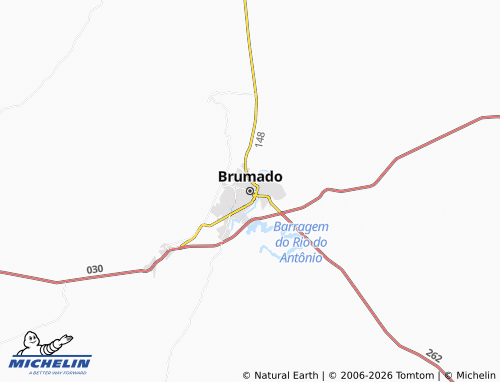MICHELIN-Landkarte Brumado - ViaMichelin