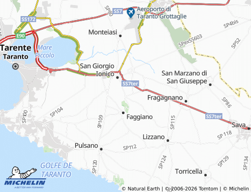 Mapa MICHELIN Roccaforzata - ViaMichelin
