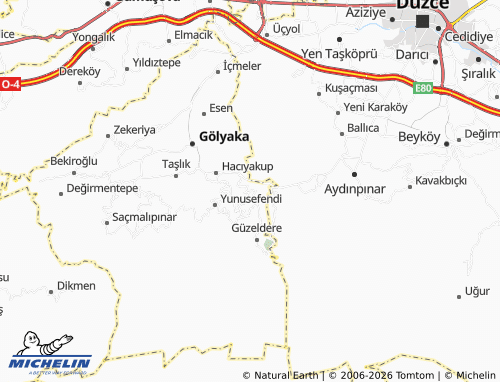MICHELIN Hamamüstü map - ViaMichelin