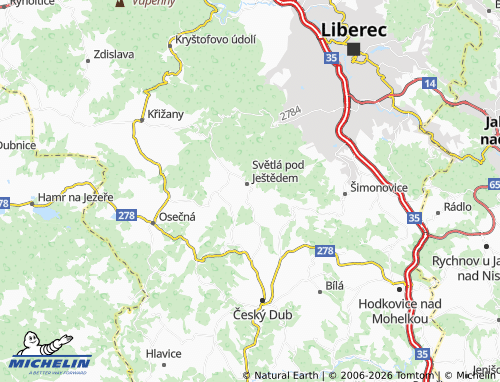 Mappa MICHELIN Vesec - ViaMichelin