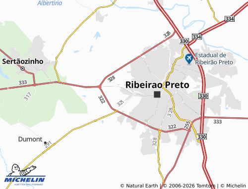 Mapa MICHELIN Subsetor Oeste Dez - ViaMichelin