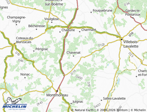Mapa MICHELIN Chavenat - ViaMichelin